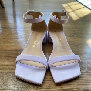Stuart Weitzman Nudist June Suede Sandals